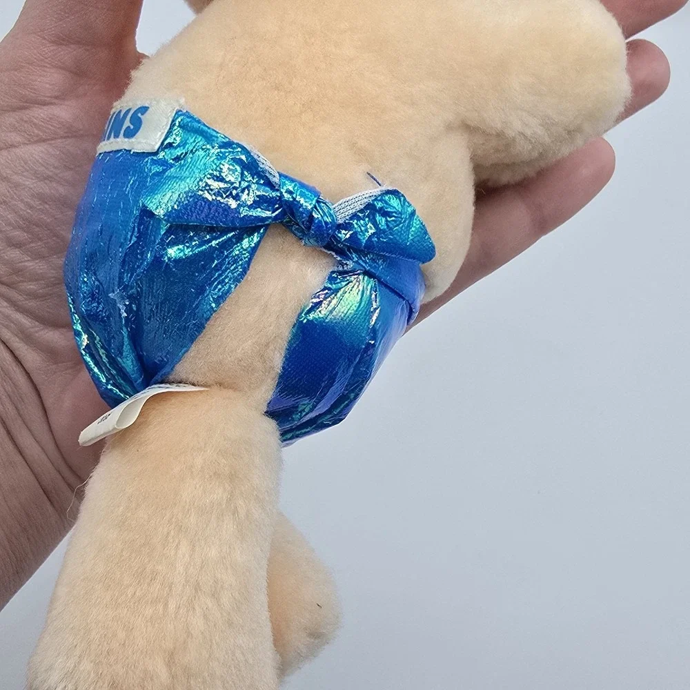 1980s Hallmark HUGGA BUNCH 8' Baby Tuggins with Blue Hair and Diaper Blue Eyes